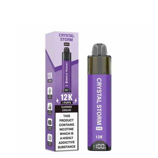 Crystal Storm Bar 12k Prefilled Pod Kit