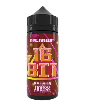 16 BIT Override E-Liquid 100ml Shortfill