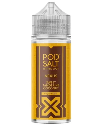 Sweet Tangerine Coconut Nexus Shortfill E-Liquid By Pod Salt 100ml