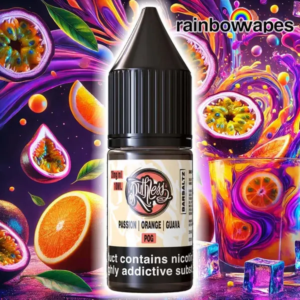 POG Nic Salt By Ruthless 10ml