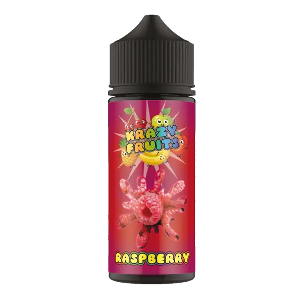 Raspberry Shortfill E-Liquid 100ml by Krazy Fruits