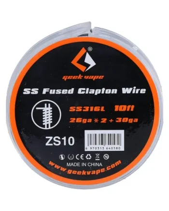 Geekvape Wire SS Fused Clapton ZS10 10ft