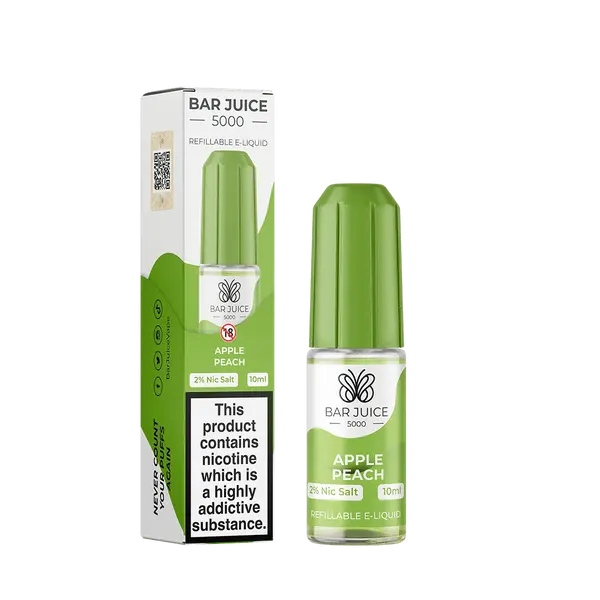 Apple Peach Nic Salt E-Liquid By Bar Juice 5000
