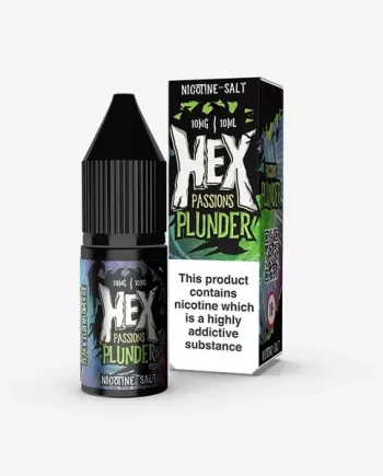 Pear & Elderflower Ice Nic Salt E-liquid By Hex Passions Plunder 10ml