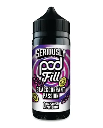 Doozy Vape Seriously Pod Fill 100ml – 0mg Shortfill + 2 FREE Nic Shots