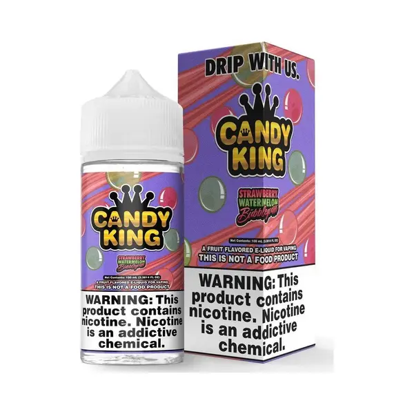 Candy King 100ml Strawberry Watermelon Bubblegum