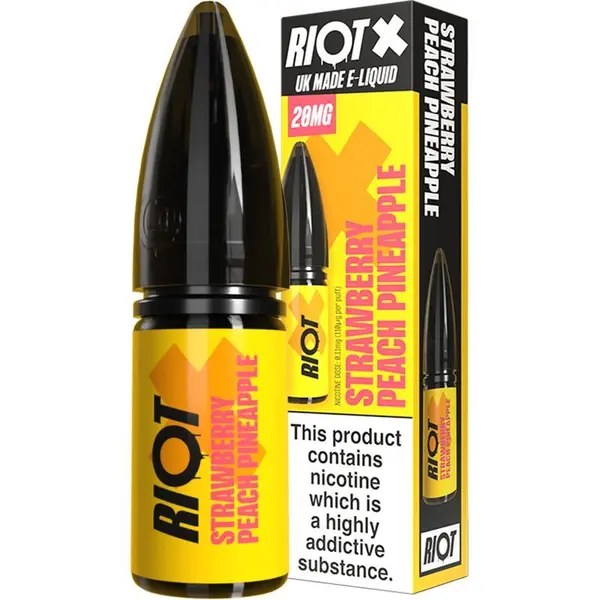 Strawberry peach pineapple Riot X e-liquid 10ml