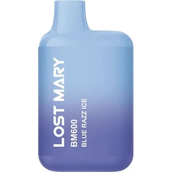 Blue razz ice Lost Mary BM600 pod vape kit 2ml