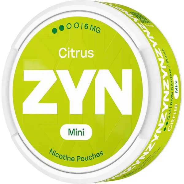 Citrus ZYN mini nicotine pouches 20 pack