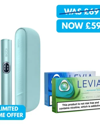 IQOS Iluma i Heated Tobacco Device Bundle (LEVIA Sticks)