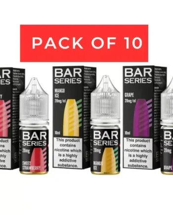 Bar Series Nic Salts E-Liquids (Pack Of 10)