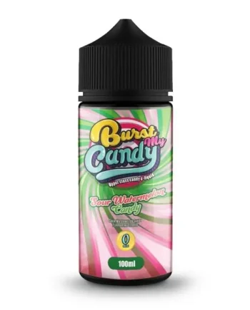 Burst My Candy Sour Watermelon Candy 100ml Shortfill E-Liquid