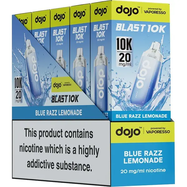 Vaporesso DOJO Blast 10K pod vape kit 5 pack