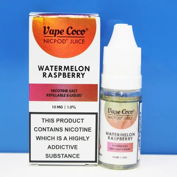 Watermelon Raspberry Nic Salt By Vape Coco 10ml