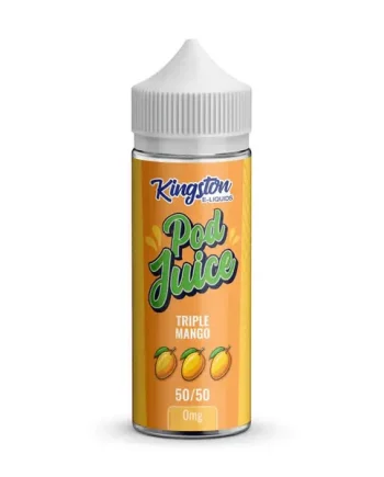 Triple Mango Pod Juice E-Liquid By Kingston 100ml