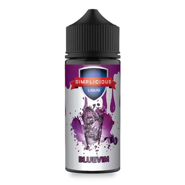 Blue Vimto 100ml Shortfill E-Liquid by Simplicious