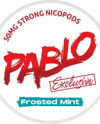 Frosted mint Pablo Exclusive nicopod nicotine pouches 20 pack