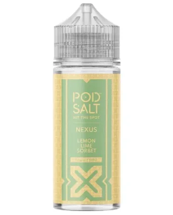 Lemon Lime Sorbet Nexus Shortfill E-Liquid By Pod Salt 100ml