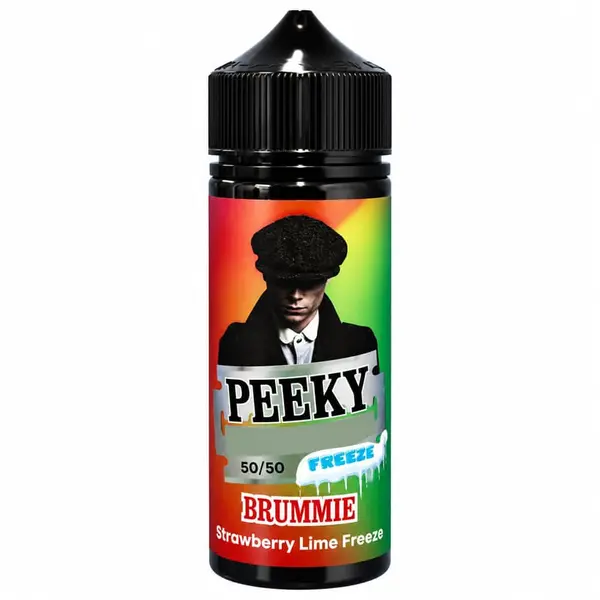 Peeky Brummie Strawberry Lime Freeze E-Liquid 100ml Shortfill